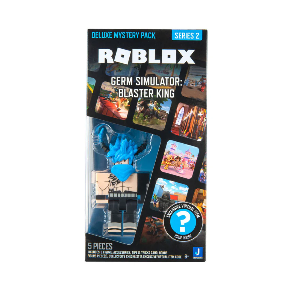 Roblox Series 2 Germ Simulator Blaster King 3-Inch Deluxe Mystery Pack