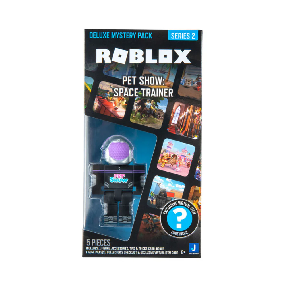 Roblox Series 2 Pet Show Space Trainer 3-Inch Deluxe Mystery Pac