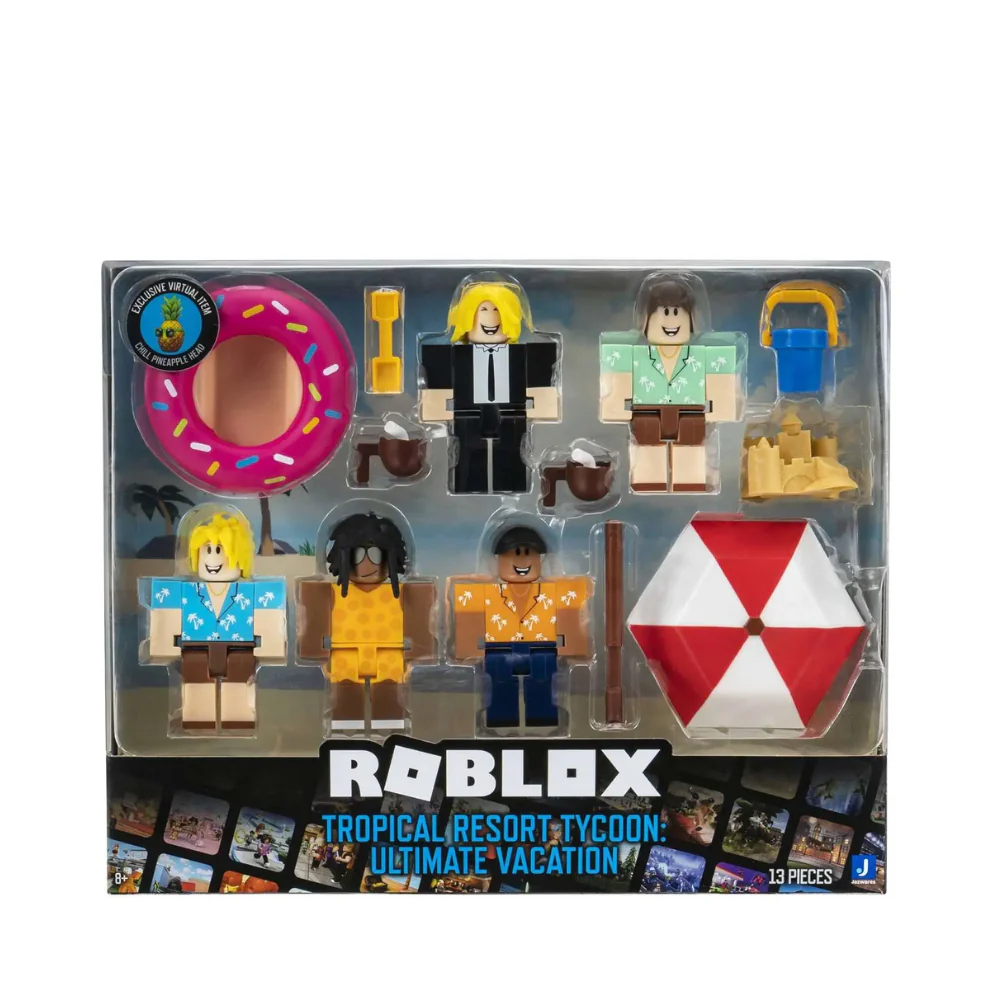 Roblox Tropical Resort Tycoon Ultimate Vacation 5-Pack Action Figure