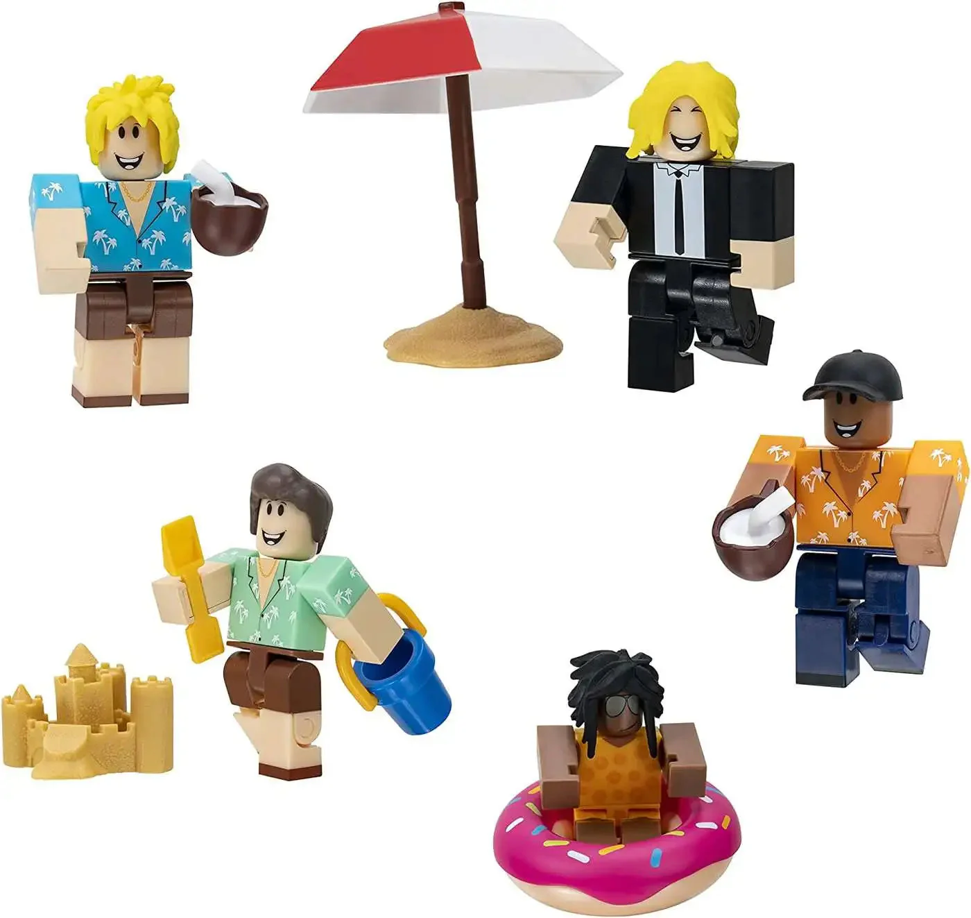 Roblox Tropical Resort Tycoon Ultimate Vacation 5-Pack Action Figure - Image 2
