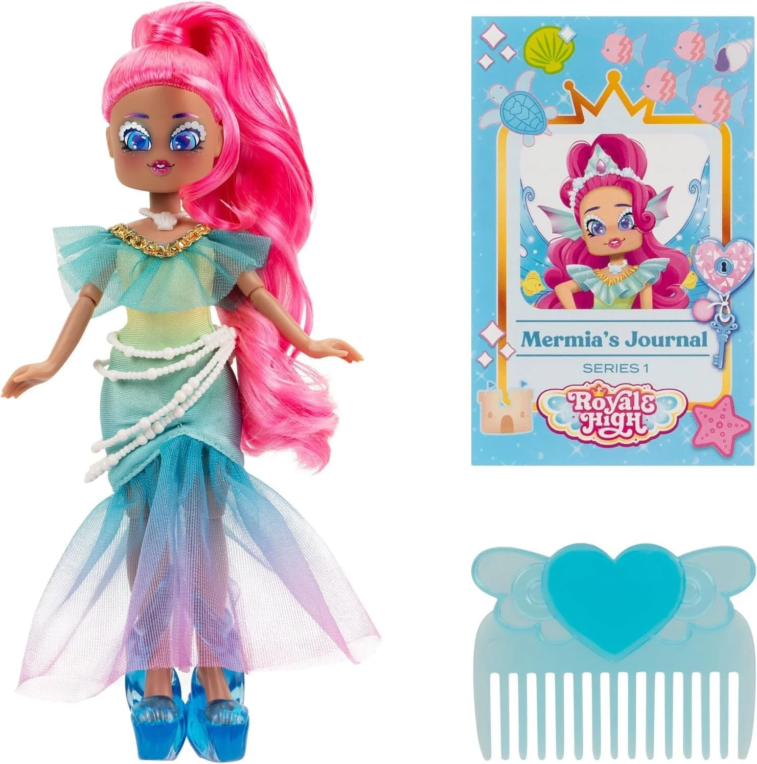 "ROYALEHIGH FASHION DOLL+ACC. 9"" 4ASST"