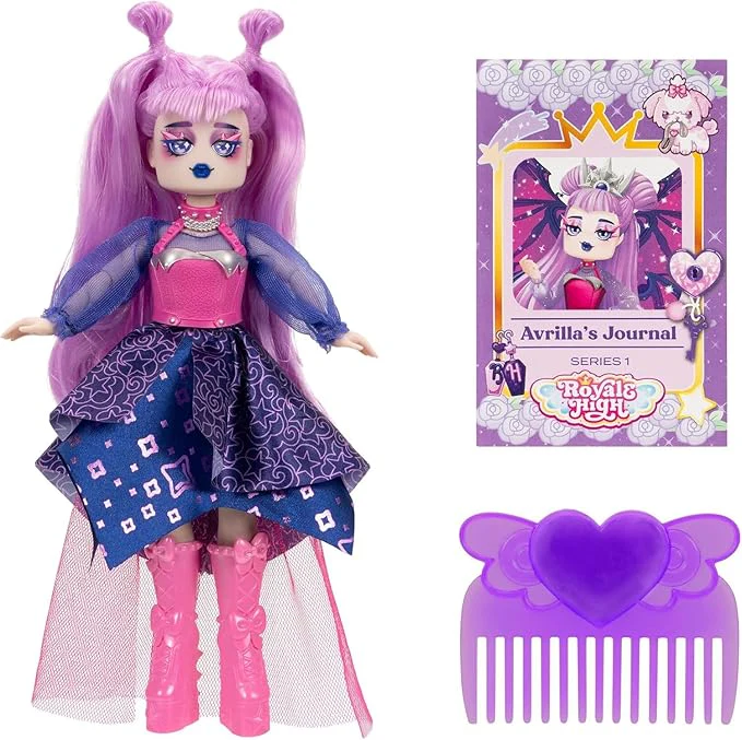 ROYALEHIGH FASHION DOLL+ACC. 9"" 4 Assorted