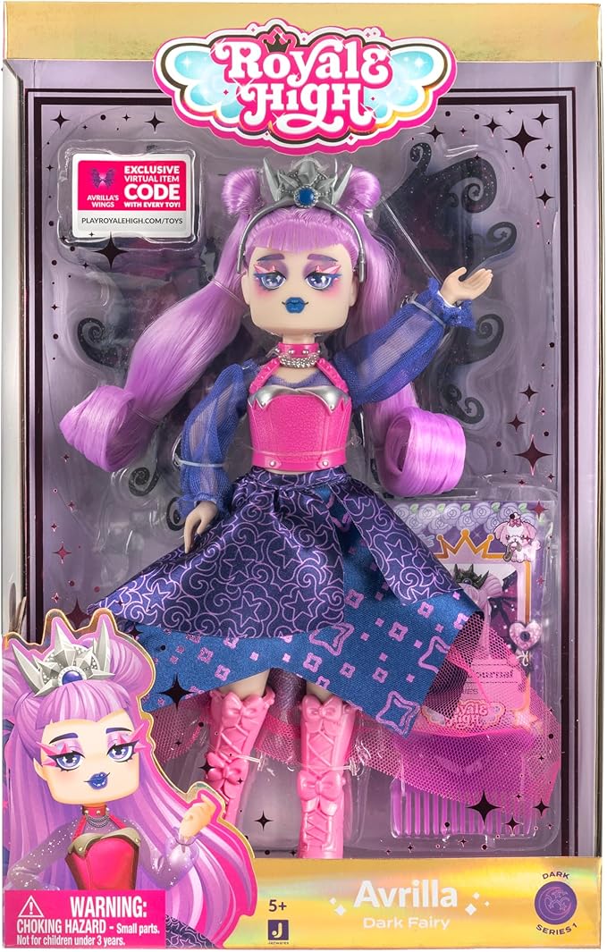 ROYALEHIGH FASHION DOLL+ACC. 9"" 4 Assorted - Image 3
