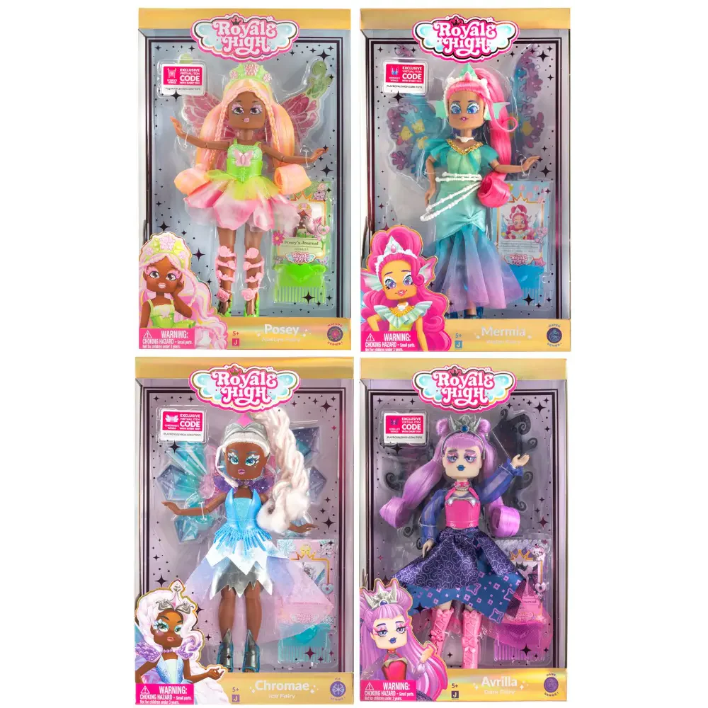 ROYALEHIGH FASHION DOLL+ACC. 9"" 4 Assorted - Image 4