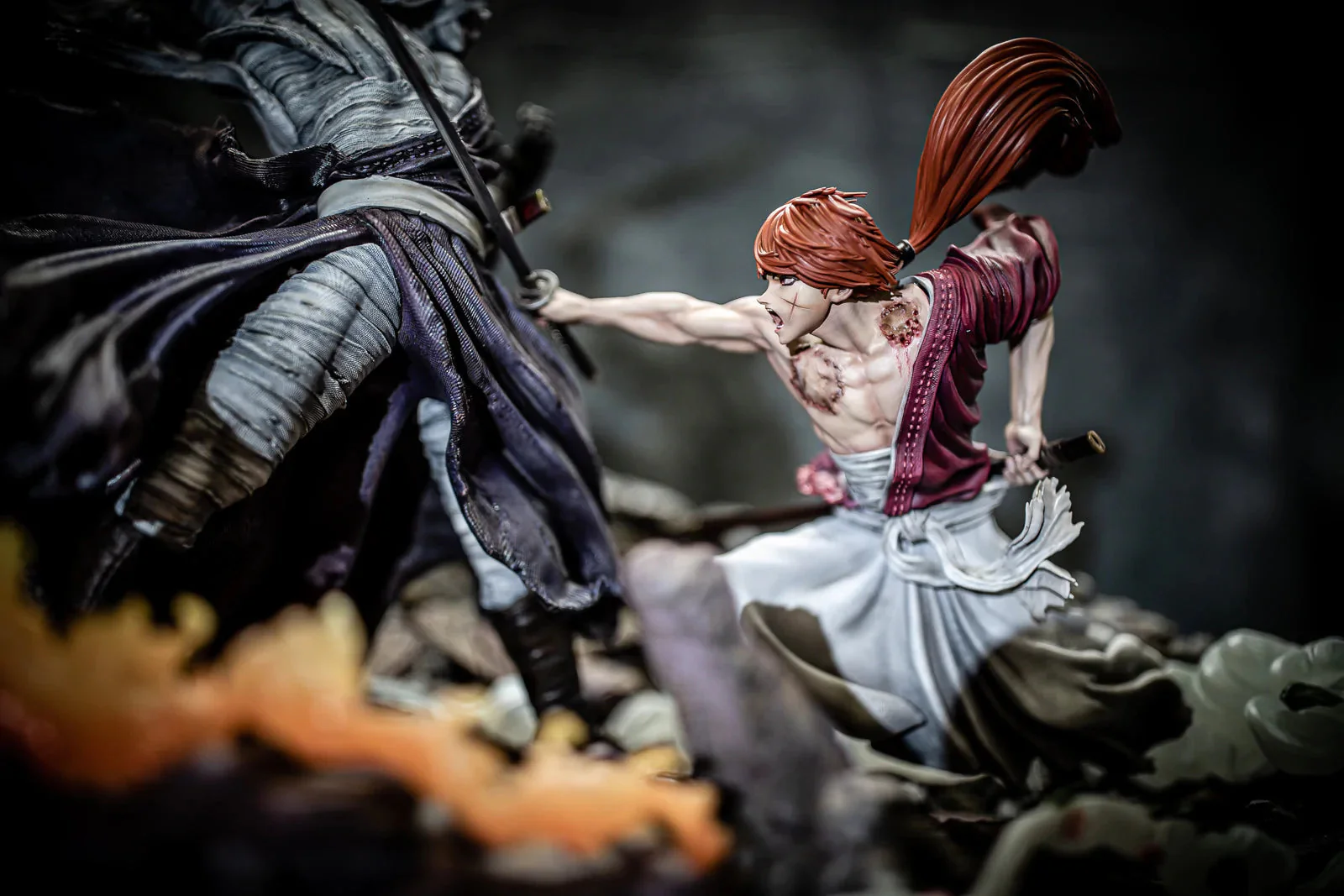 Rurouni Kenshin Elite Exclusive Kenshin VS Shishio (25th Anniversary) Limited Edition 1/6 Scale Statue - Image 5
