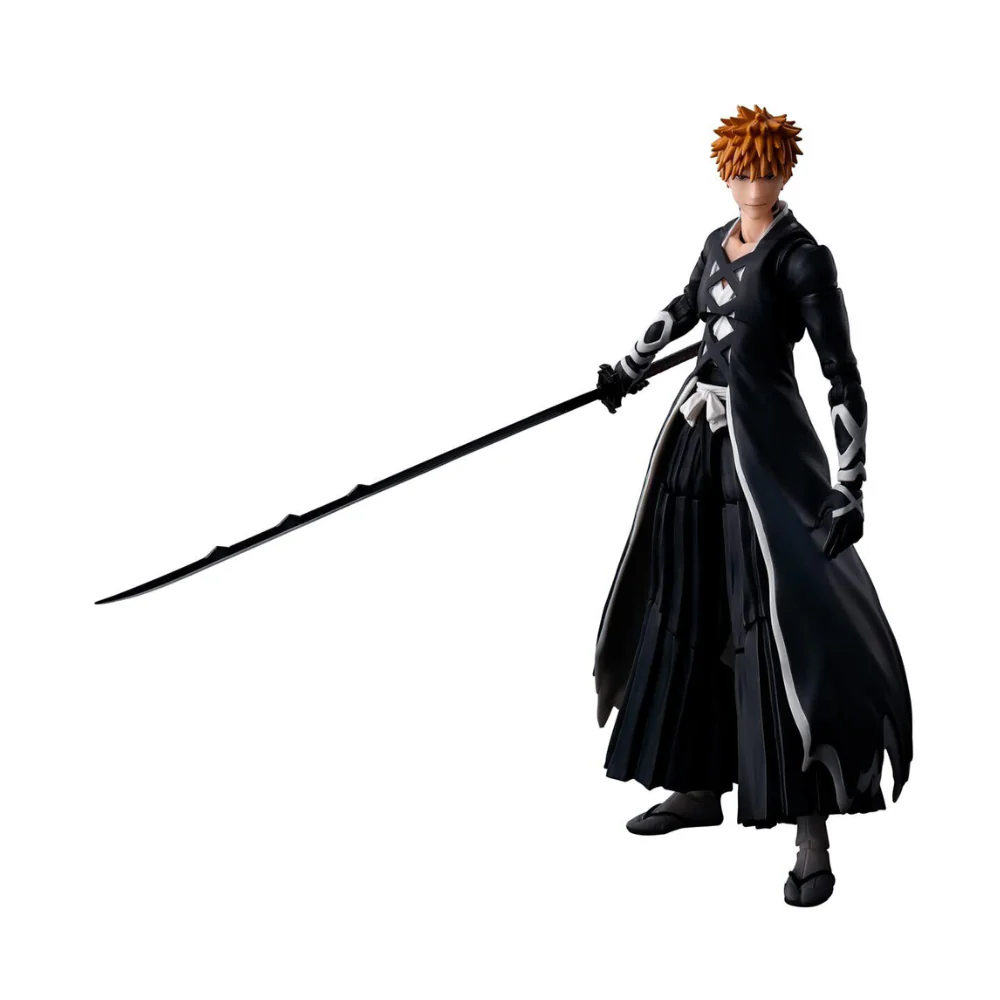 Bleach Ichigo Kurosaki "Bankai Tensa Zangetsu" 1/12 Scale S.H. Figuarts Action Figure by Bandai Tamashii