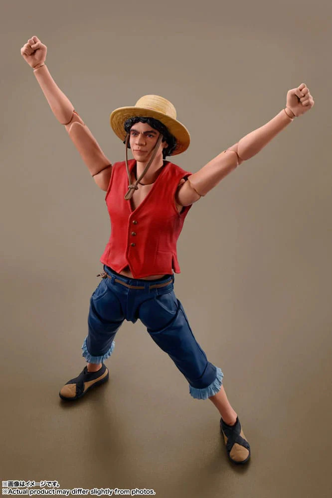 One Piece Monkey D. Luffy A Netflix Series: ONE PIECE S.H Figuart Action Figure by Bandai Tamashii - Image 3