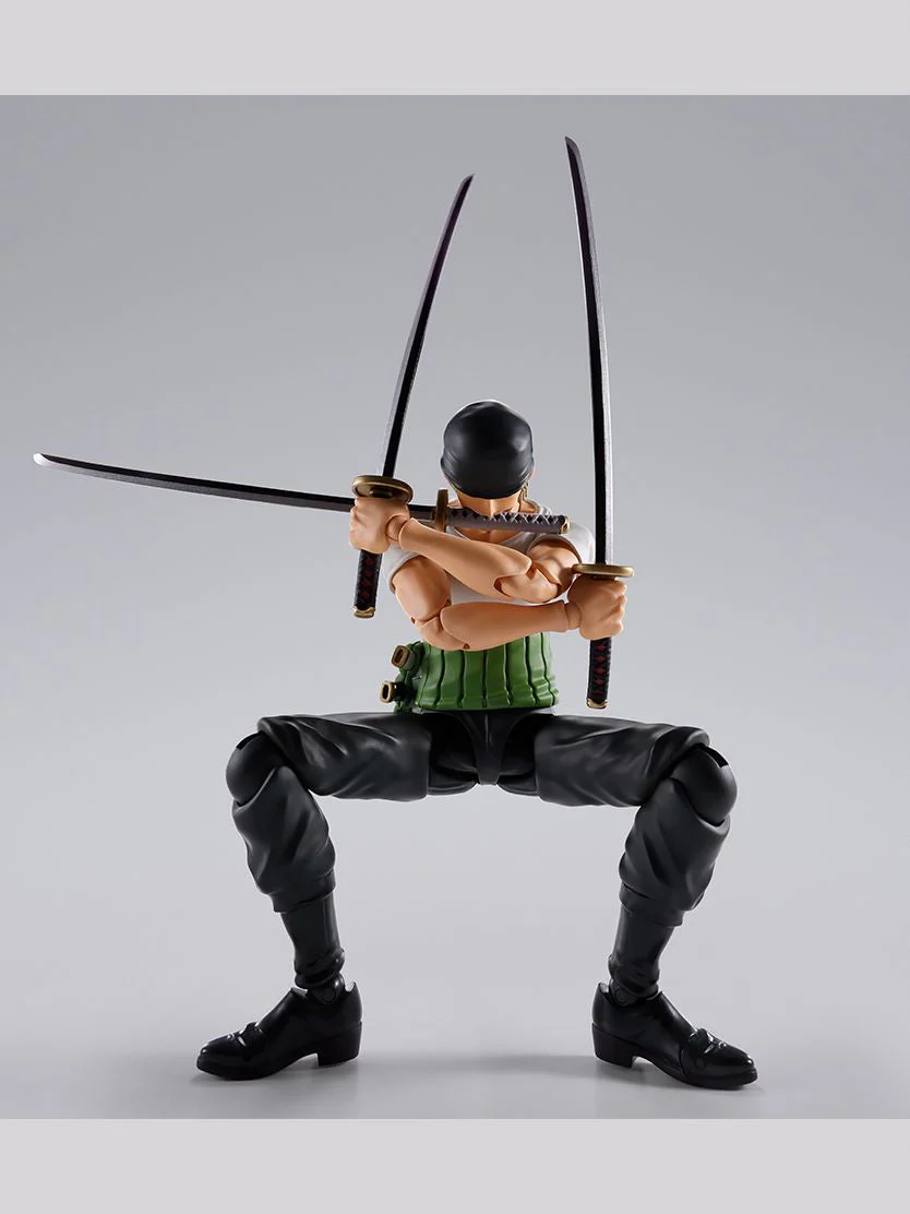One Piece Roronoa Zoro ( Romance Dawn ) S.H.Figuarts Action Figure By Bandai Tamashii - Image 2