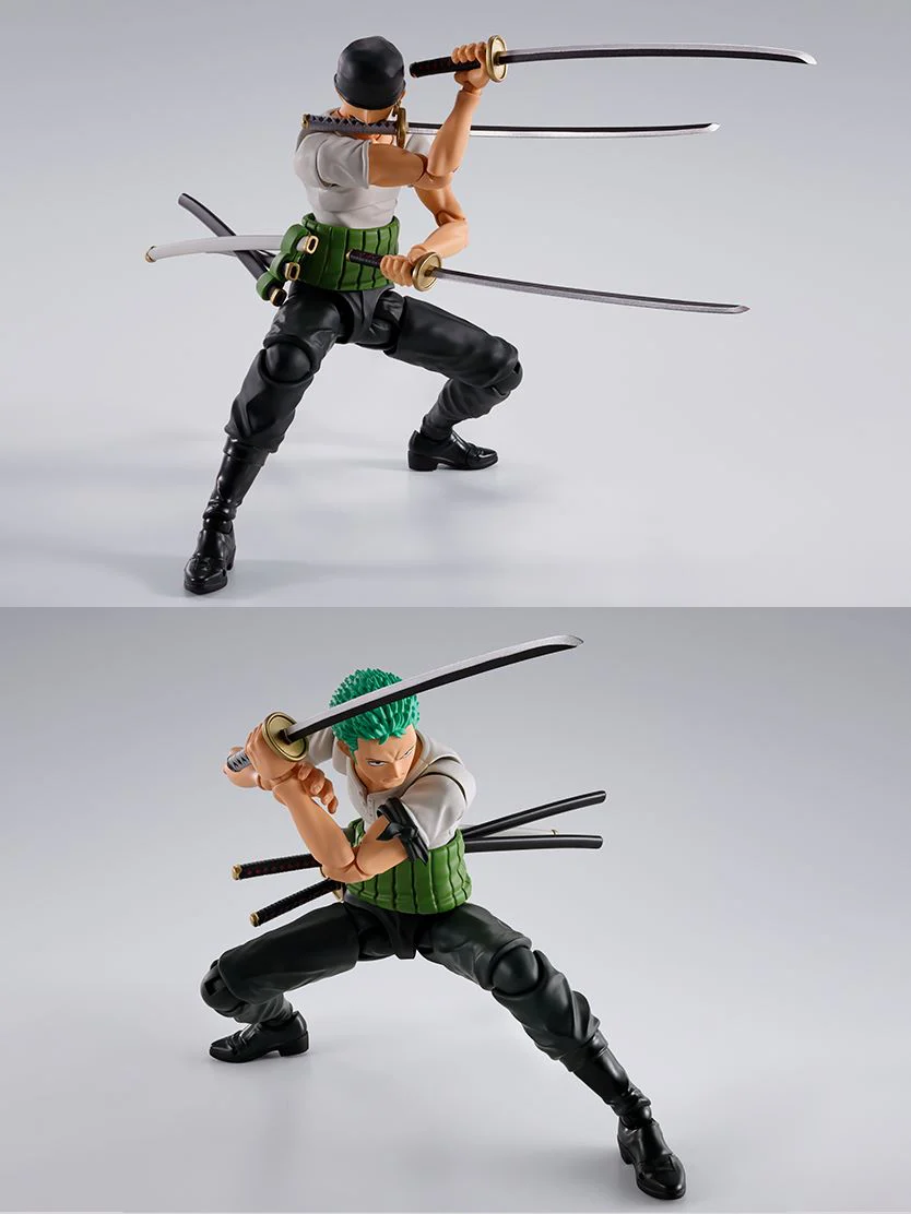 One Piece Roronoa Zoro ( Romance Dawn ) S.H.Figuarts Action Figure By Bandai Tamashii - Image 3