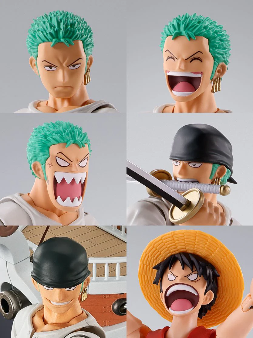 One Piece Roronoa Zoro ( Romance Dawn ) S.H.Figuarts Action Figure By Bandai Tamashii - Image 4