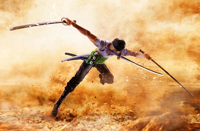 One Piece Roronoa Zoro ( Romance Dawn ) S.H.Figuarts Action Figure By Bandai Tamashii - Image 5