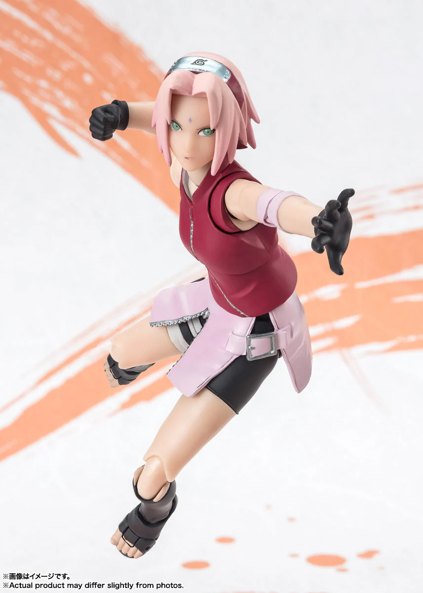Naruto : Sakura Haruno Narutop99 Edition S.H.Figuarts Action Figure By Bandai Tamashii - Image 3