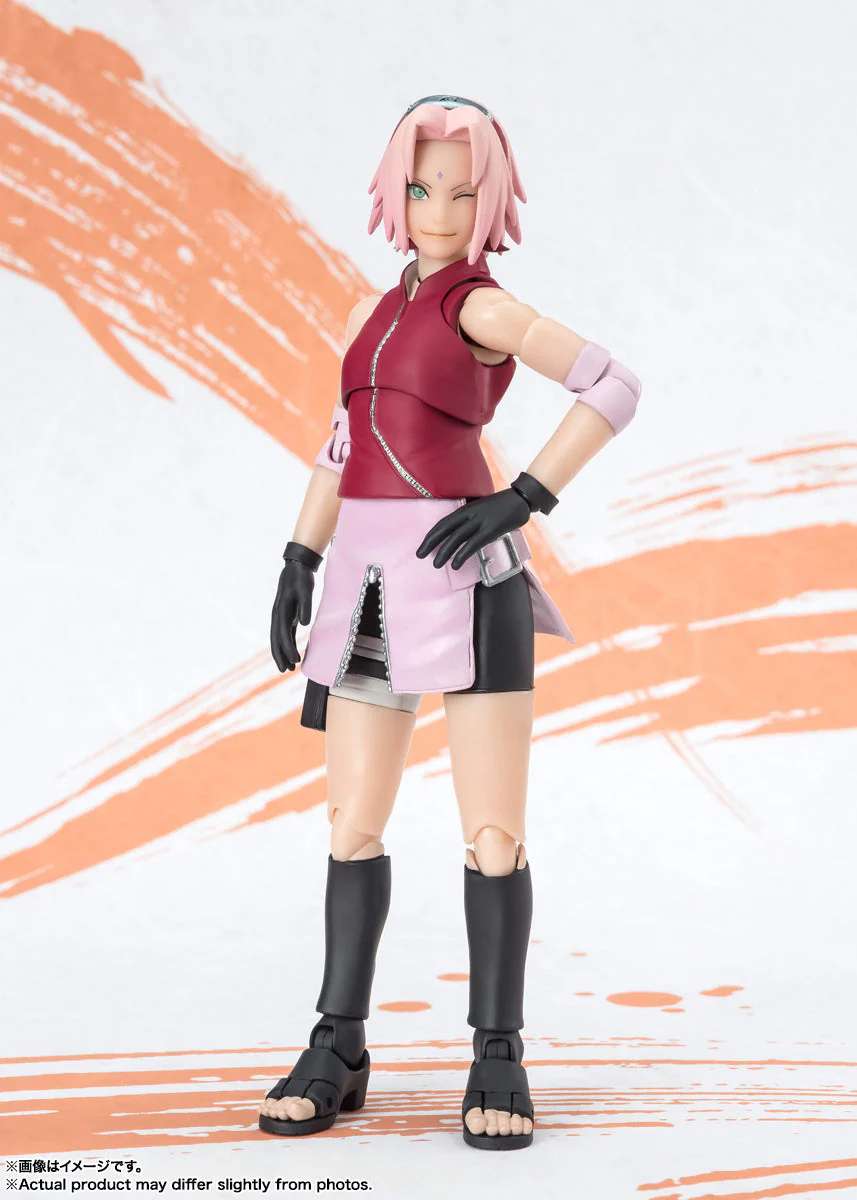 Naruto : Sakura Haruno Narutop99 Edition S.H.Figuarts Action Figure By Bandai Tamashii - Image 4