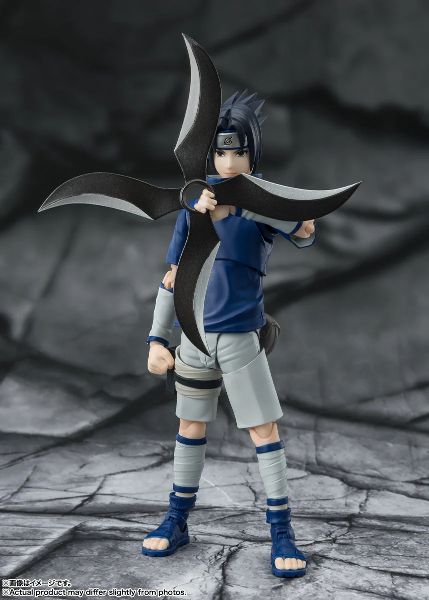 Naruto Sasuke Uchiha Ninja Prodigy Of The Uchiha Clan S.H.Figuarts Action Figure by Bandai Tamashii - Image 3