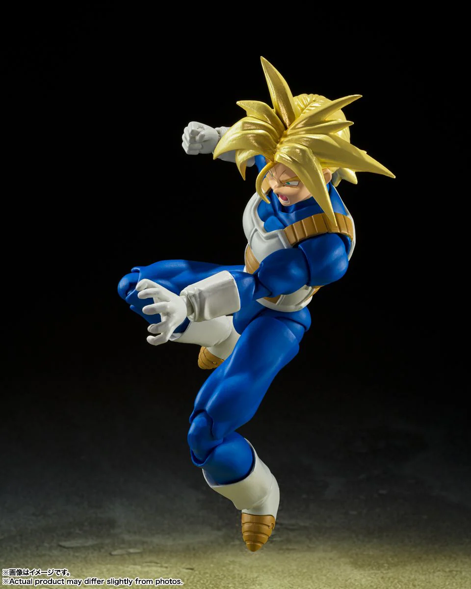 Dragon Ball Z SUPER SAIYAN TRUNKS -INFINITE LATENT SUPER POWER- S.H.Figuarts Action Figure By Bandai Tamashii - Image 4