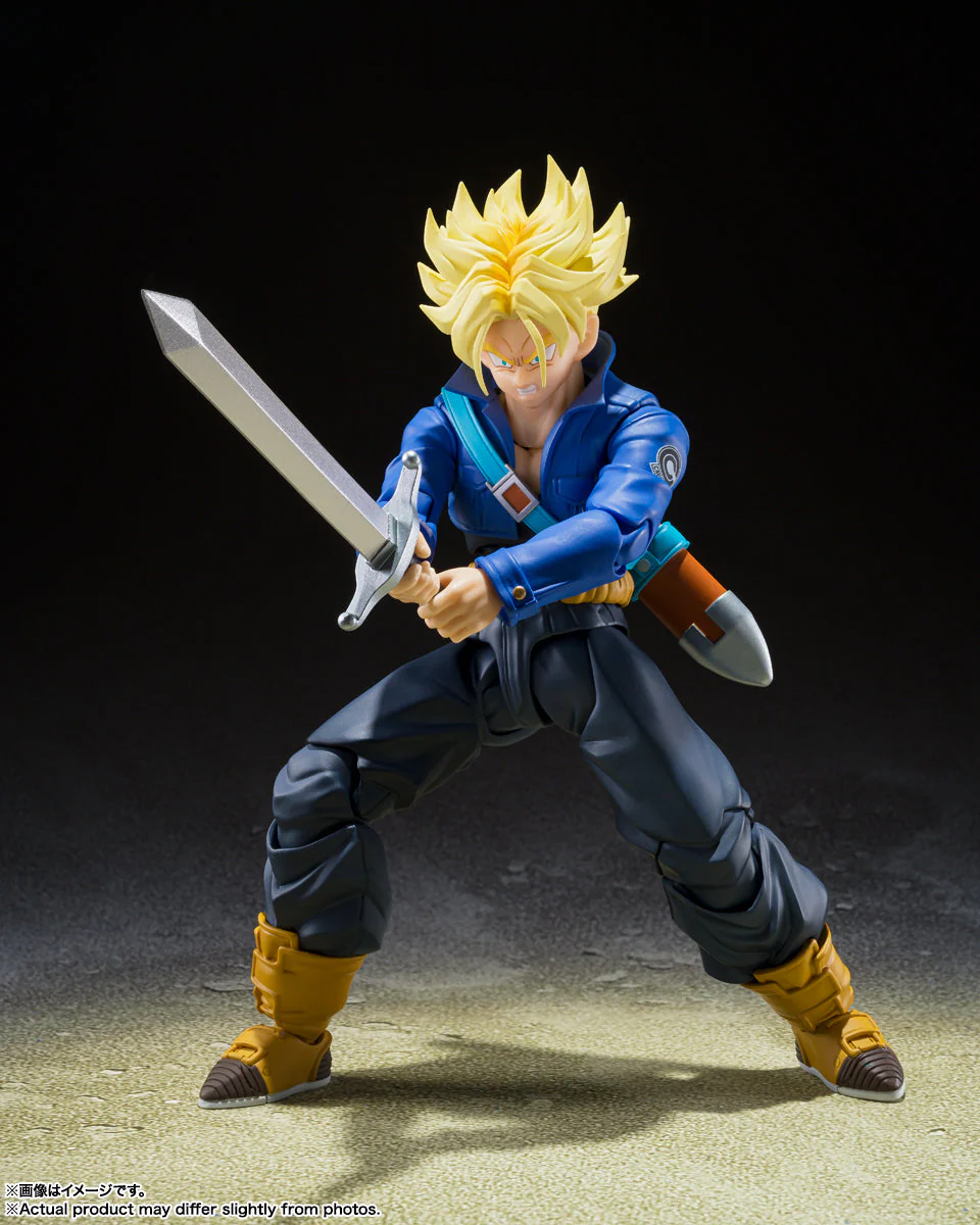 Dragon Ball Z Trunks The Boy From the Future S.H.Figuarts Action Figure by BandaI Tamashii - Image 3