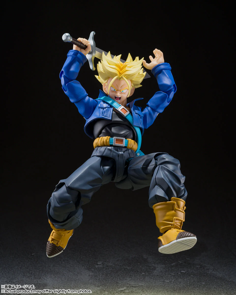 Dragon Ball Z Trunks The Boy From the Future S.H.Figuarts Action Figure by BandaI Tamashii - Image 4