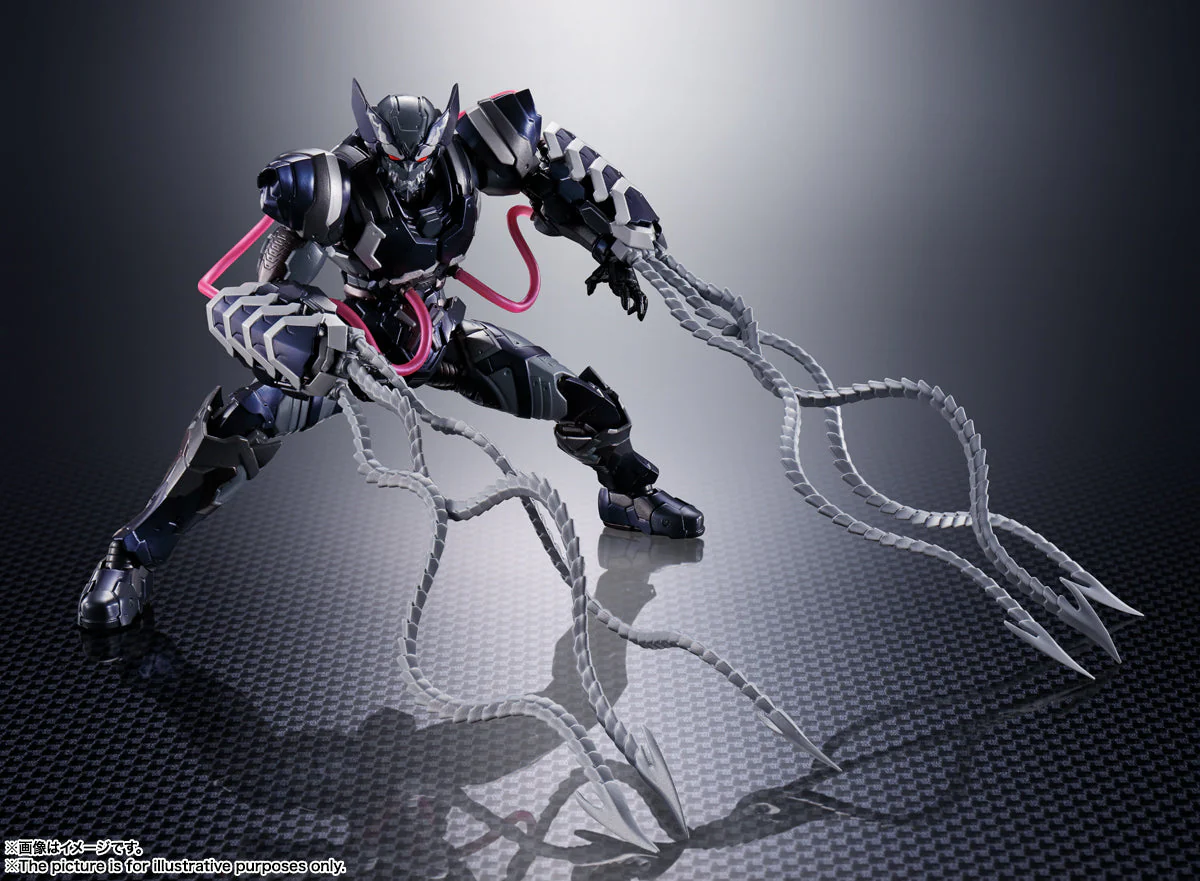 Marvel Venom Symbiote Wolverine (Tech-On Avengers) S.H.Figuarts Action Figure by Bandai Tamashii - Image 2