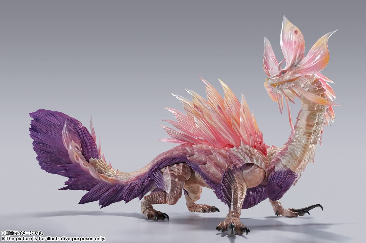 Monster Hunter Rise Mizutsune S.H.Monster Arts Action Figure by Bandai Tamashii - Image 2