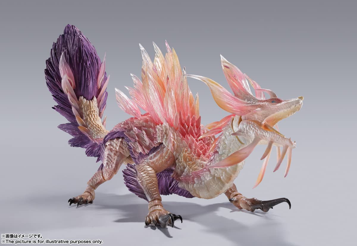 Monster Hunter Rise Mizutsune S.H.Monster Arts Action Figure by Bandai Tamashii - Image 3