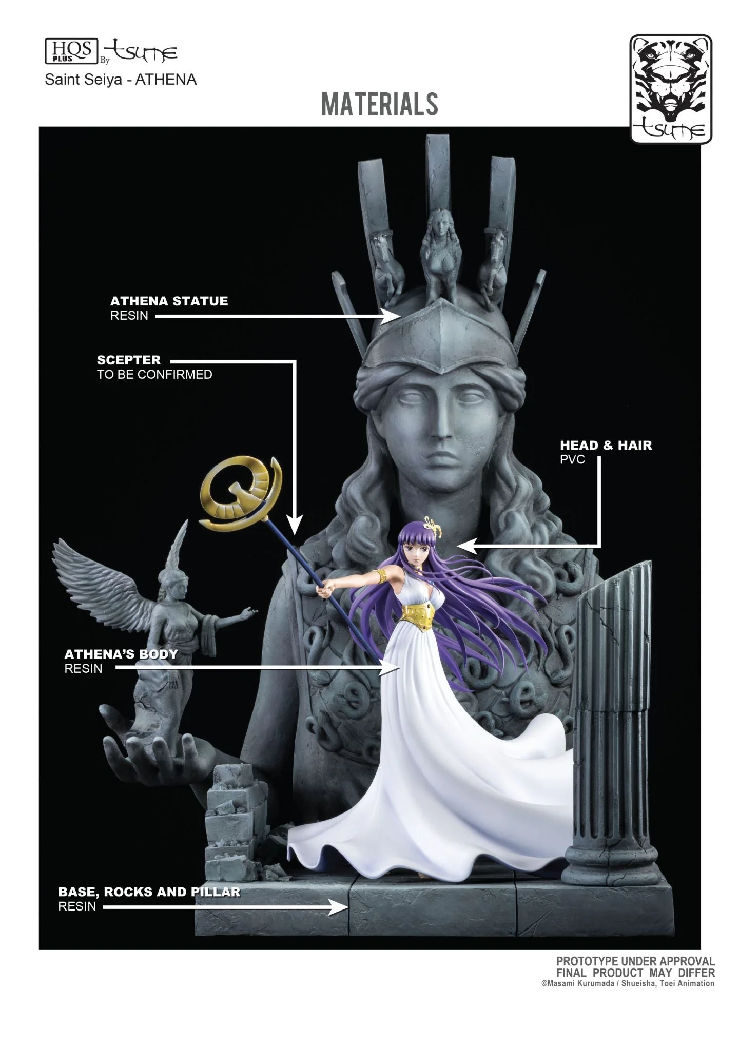 Saint Seiya Athena 1/4 Scale HQS Plus Statue By Tsume Art - Image 6