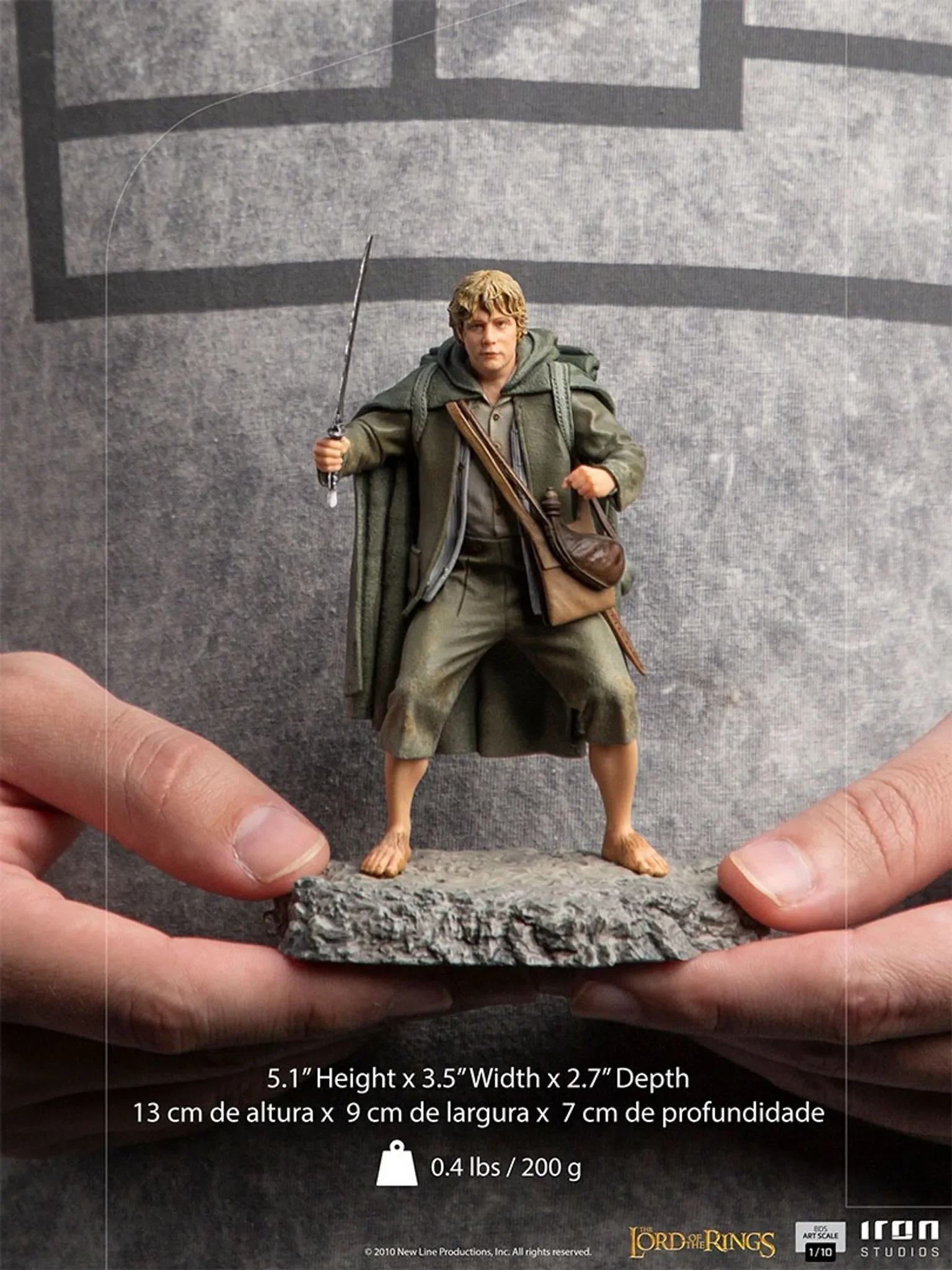 THE LORD OF THE RINGS - SAM BDS ART SCALE 1/10 STATUE BY IRON STUDIOS - Image 5
