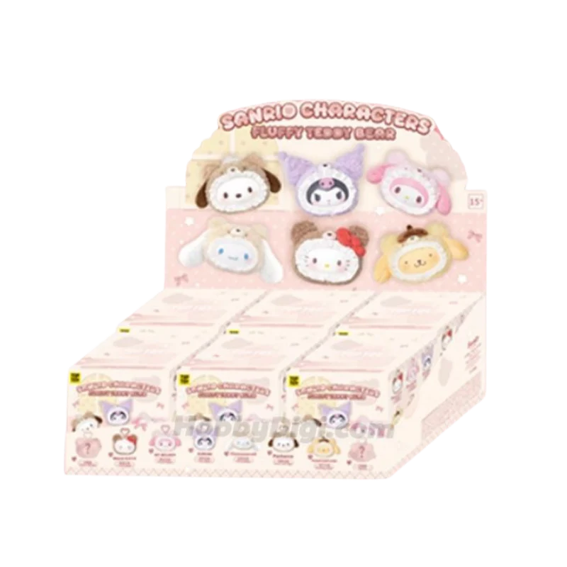 Sanrio Characters Fluffy Teddy Bear Series Plush Pendant Blind Box by Top Toy (1pc Random) - Image 5