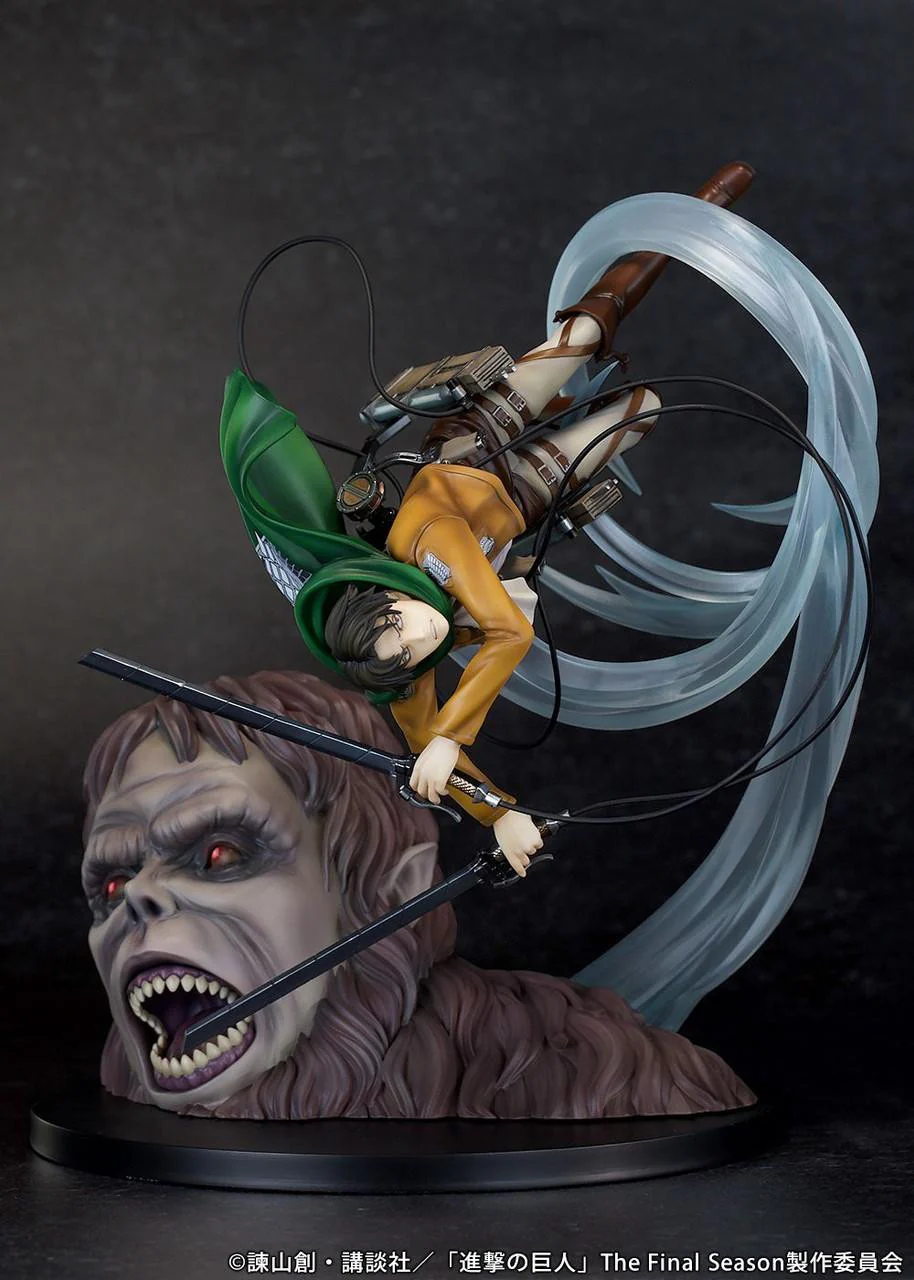 Attack On Titan Levi Vs Beast Titan Ver. Statuette Scale Figure By Good Smile Company - Image 2
