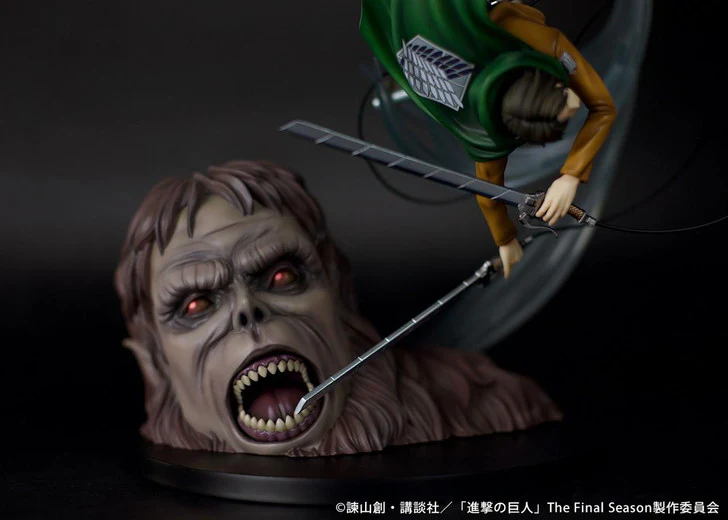 Attack On Titan Levi Vs Beast Titan Ver. Statuette Scale Figure By Good Smile Company - Image 4