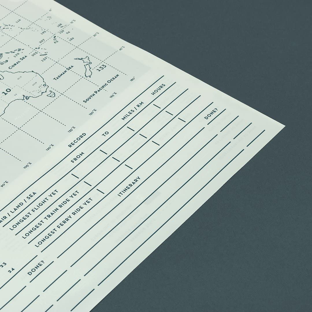 Scratch Map Backpacker by Luckies Of London - Image 5