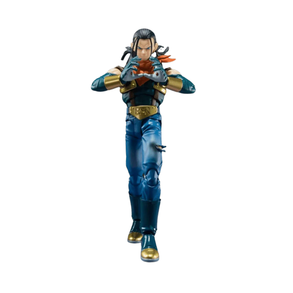 Dragon Ball GT Super Android 17 Exclusive SH Figuarts Action Figure By Bandai Tamashii
