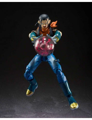 Dragon Ball GT Super Android 17 Exclusive SH Figuarts Action Figure By Bandai Tamashii - Image 2