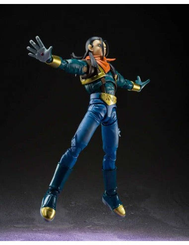 Dragon Ball GT Super Android 17 Exclusive SH Figuarts Action Figure By Bandai Tamashii - Image 3