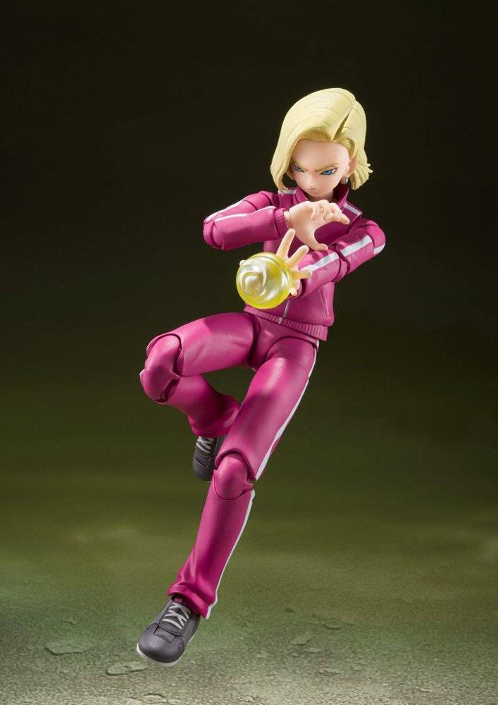 Dragon Ball Android 18 Universal Survival Saga Sh Figuarts Aciion Figure By Bandai Tamashii - Image 2