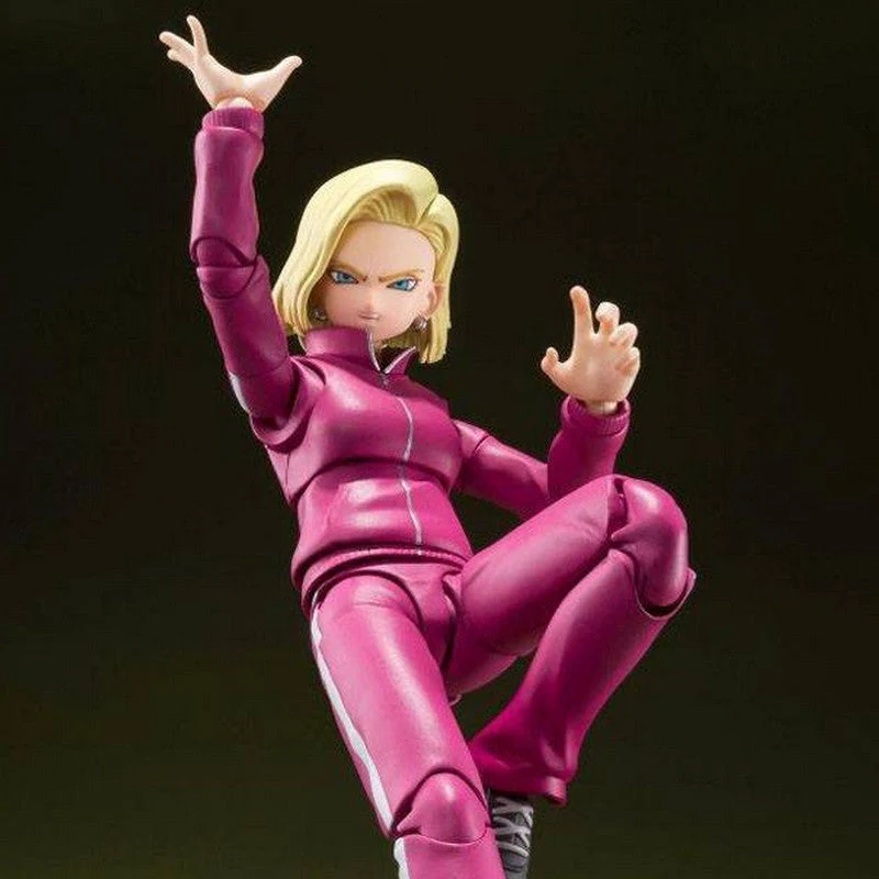 Dragon Ball Android 18 Universal Survival Saga Sh Figuarts Aciion Figure By Bandai Tamashii - Image 3