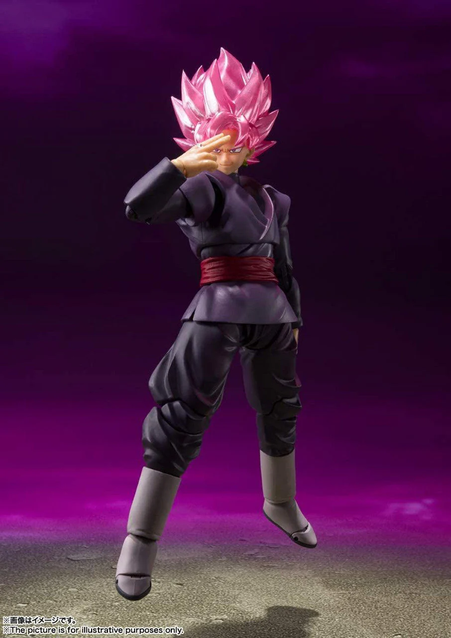 Dragon Ball Super Goku Black Super Saiyan Rose S.H.Figuarts Action Figure  By Bandai Tamashii - Image 2