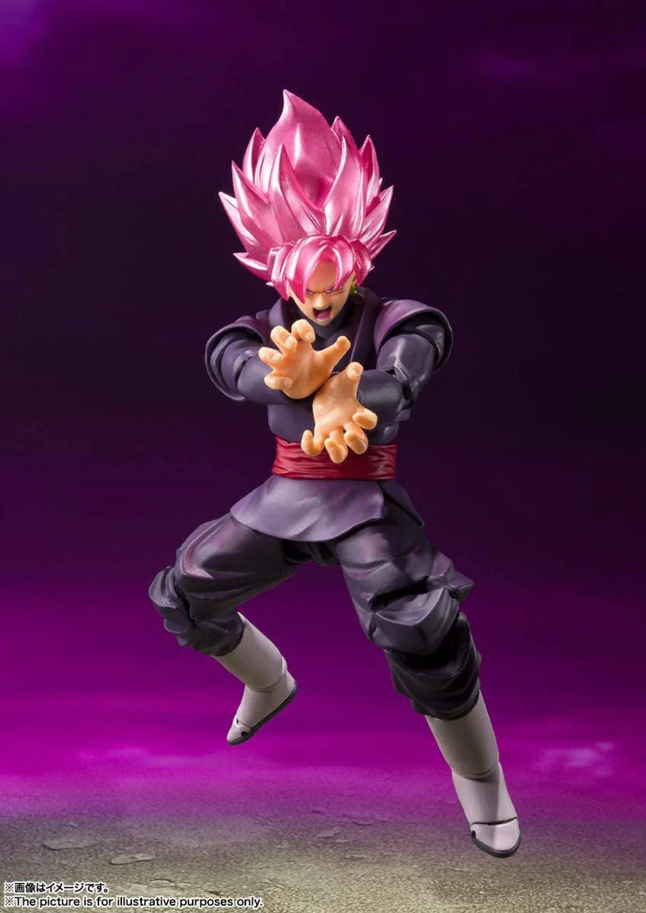 Dragon Ball Super Goku Black Super Saiyan Rose S.H.Figuarts Action Figure  By Bandai Tamashii - Image 3