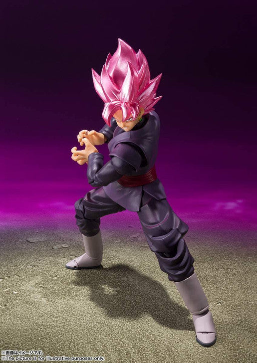 Dragon Ball Super Goku Black Super Saiyan Rose S.H.Figuarts Action Figure  By Bandai Tamashii - Image 4