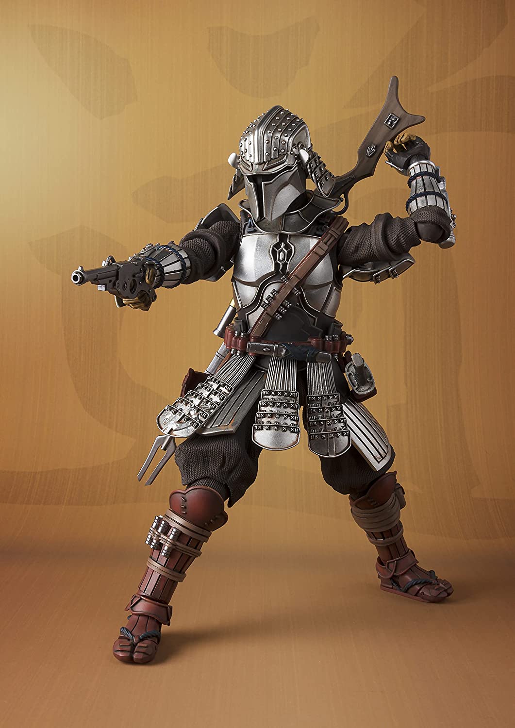 Star Wars Ronin Mandalorian & Grogu (Beskar Armor Version) Meisho Movie Realization Action Figure by Bandai - Image 3