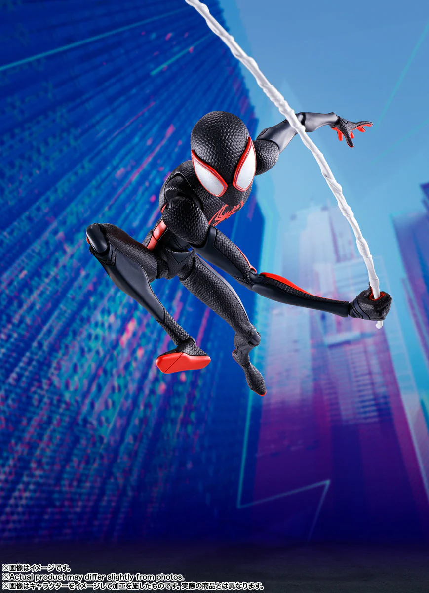 Spider-Man: Across The Spider-Verse - Spider-Man (Miles Morales) S.H.Figuarts Action Figure By Bandai Tamashii - Image 3