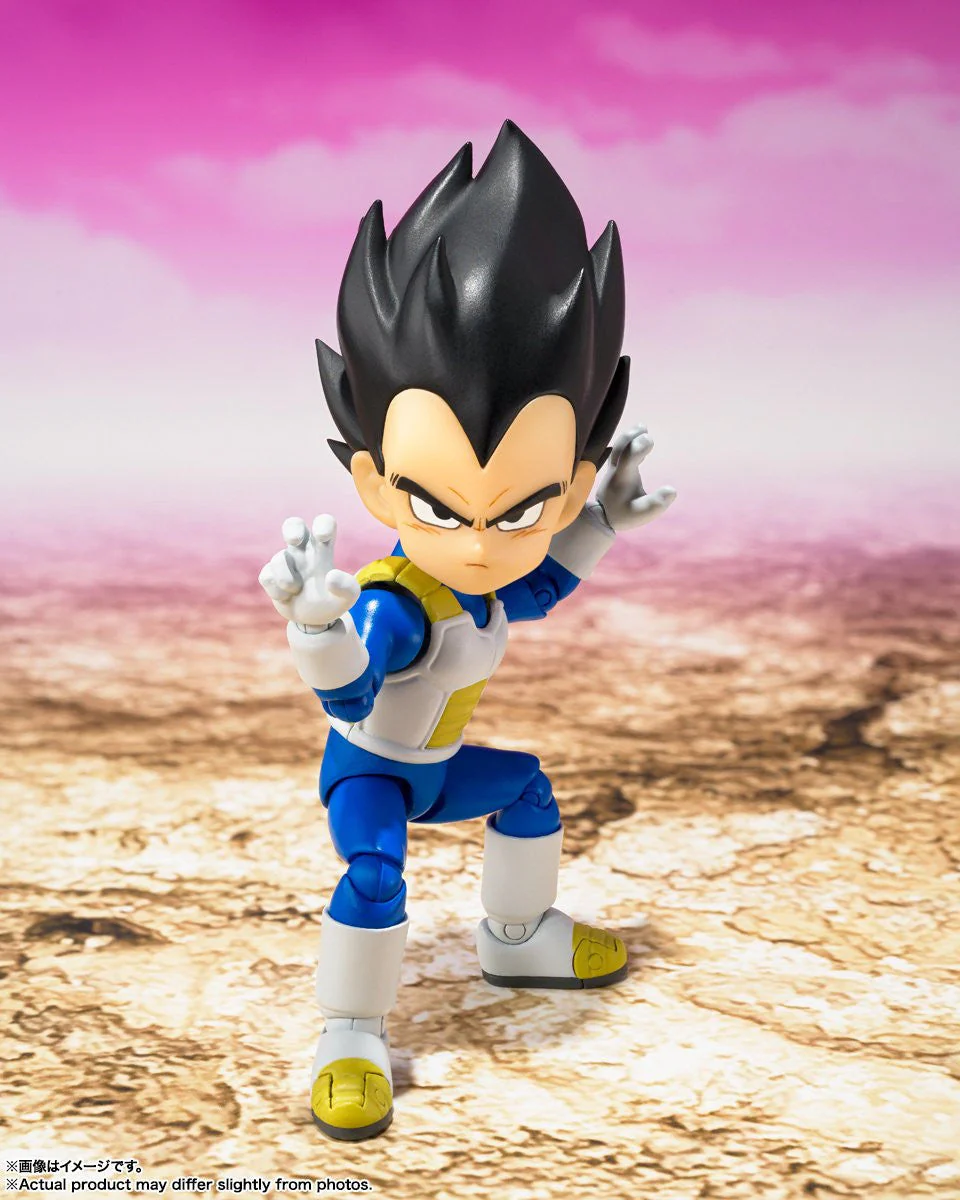 Dragon Ball Daima: Vegeta Mini S.H.Figuarts Action Figure by Bandai Tamashii - Image 3