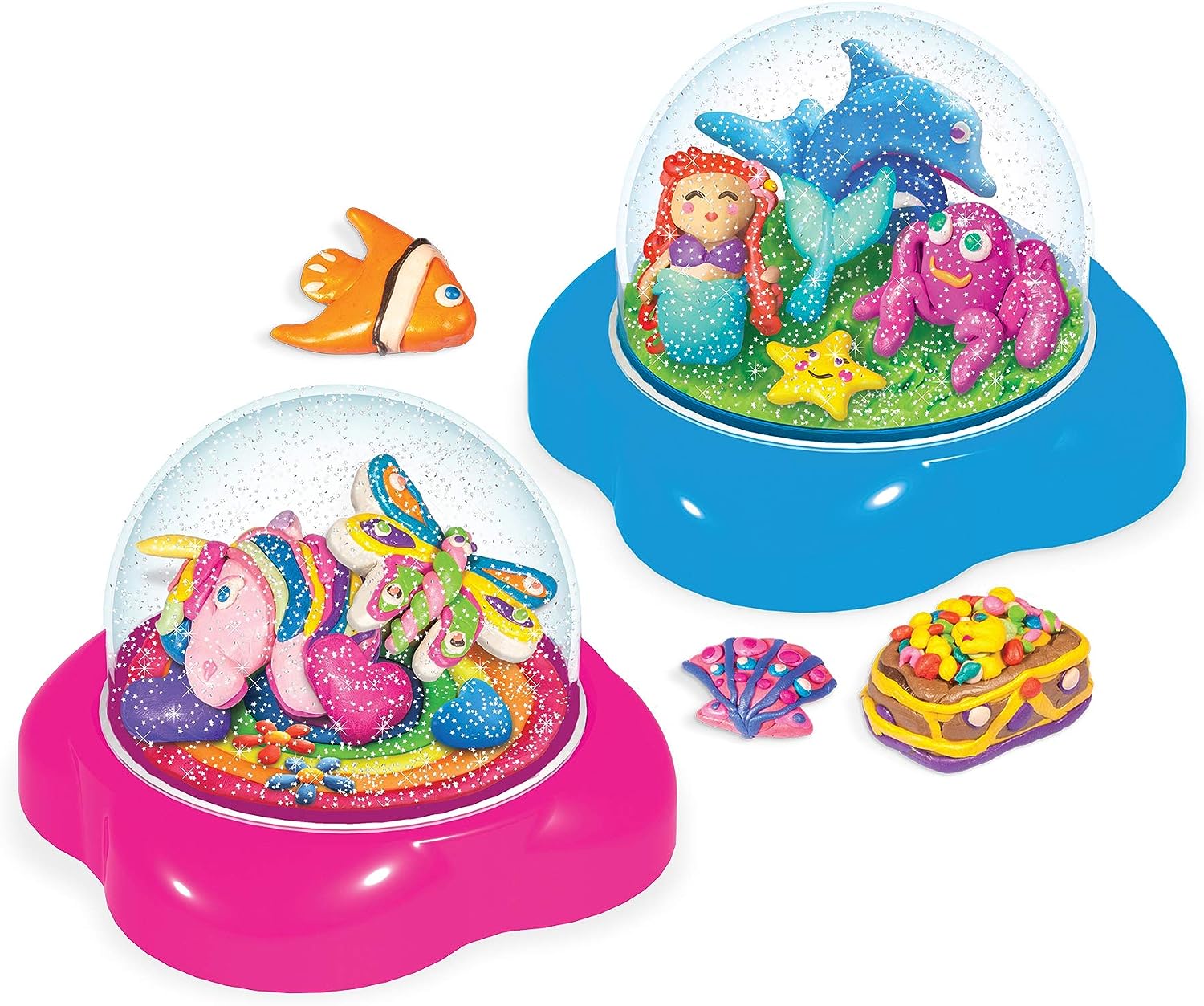 Shimmer and Sparkle Glitter Globes Play Kit - Image 2