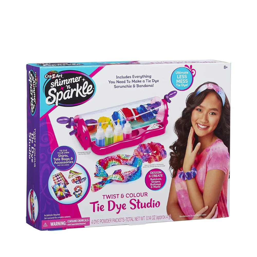 Shimmer and Sparkle Twist & Color Tie Dye Studio Playset