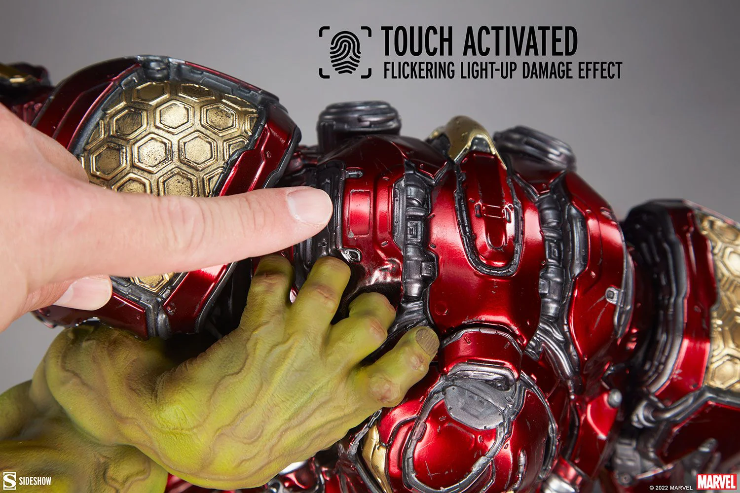 Marvel Hulk Vs Hulk Buster Statue by Sideshow Collectibles: - Image 4