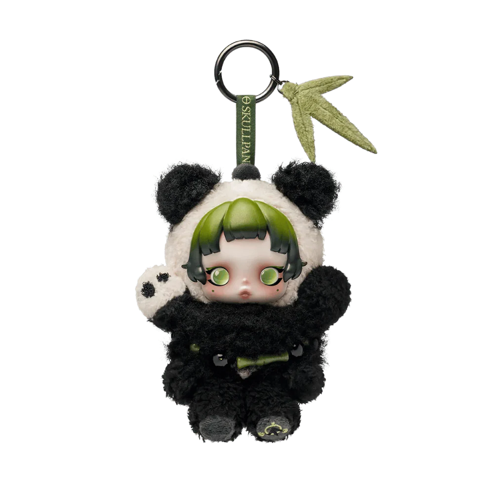 Skull Panda Lazy Panda Plush Doll Pendant By Pop Mart