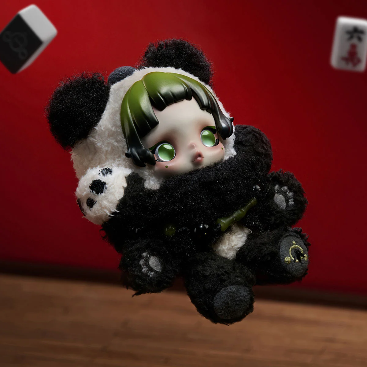 Skull Panda Lazy Panda Plush Doll Pendant By Pop Mart - Image 2