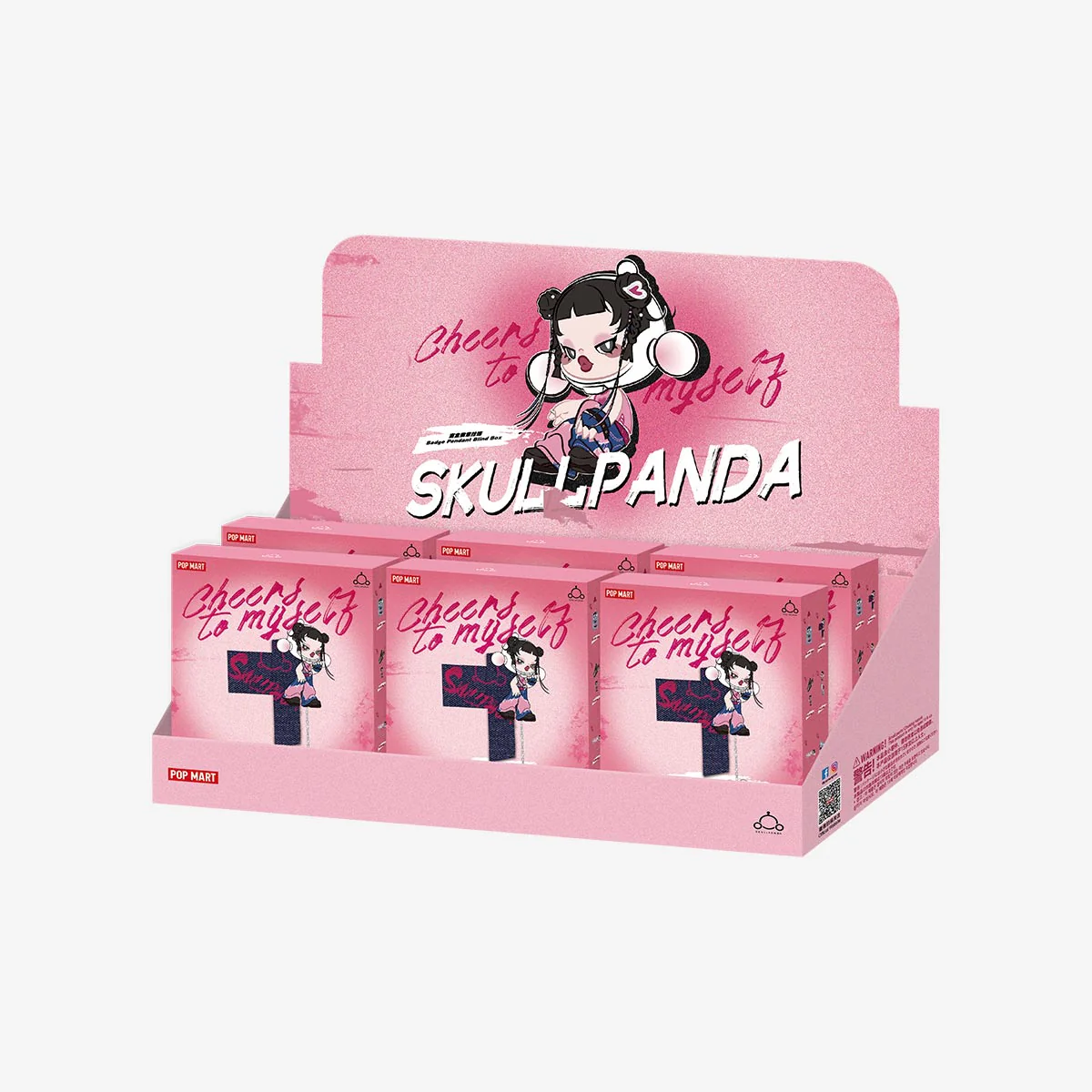 Skullpanda Cheers To Myself Series Badge Pendant Blind Box By Pop Mart - Image 4
