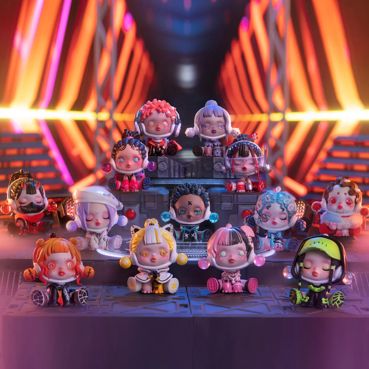 Skull Panda City Of Night Series Blind Box By Pop Mart - Image 2