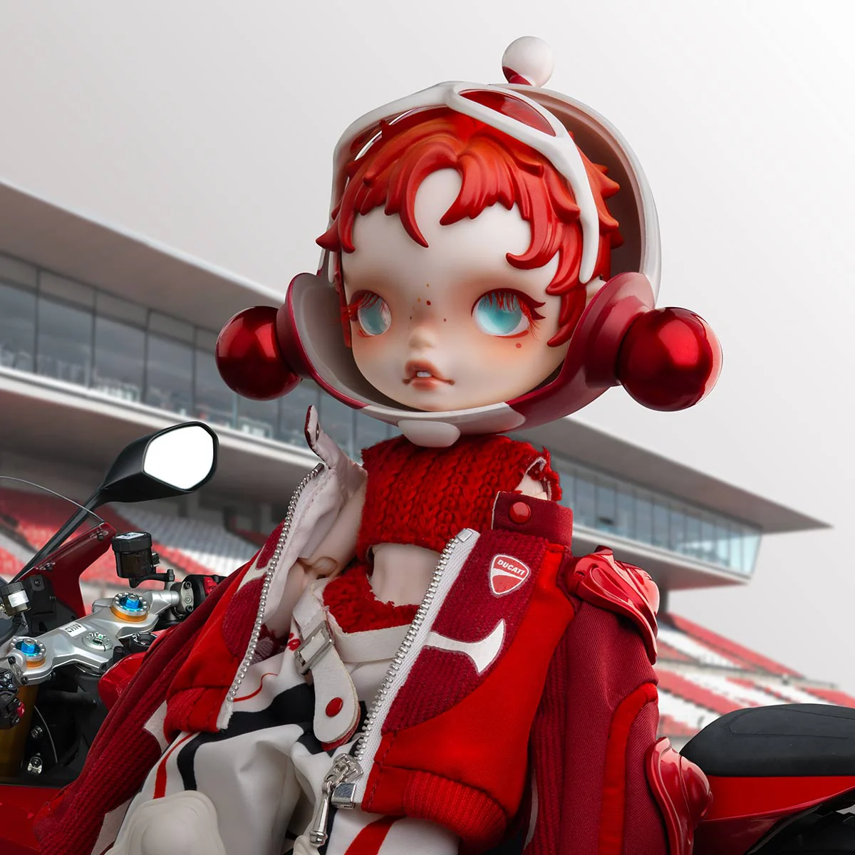 Skullpanda × Ducati 1/6 Action Figure By Pop Mart - Image 4