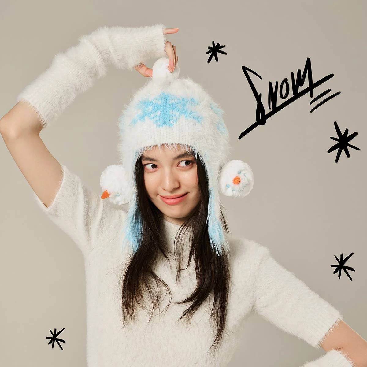 Skullpanda Tell Me What You Want Series Knitted Beanie By Pop Mart - Image 3